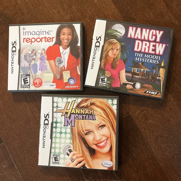 3 DS games - Hannah Montana, Nancy Drew, Imagine Reporter - Picture 1 of 8